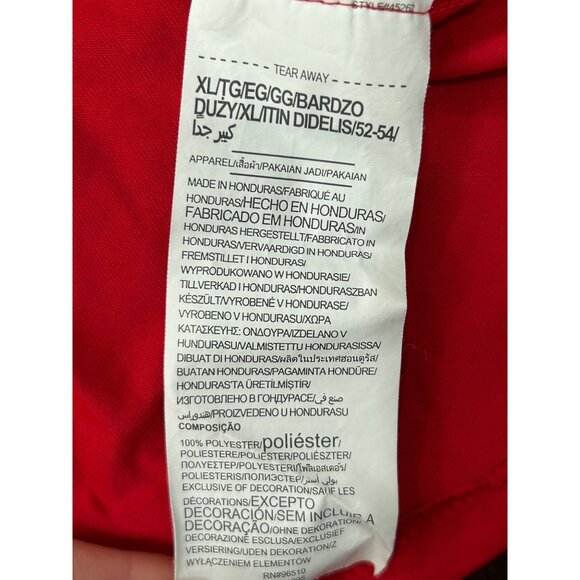 Under Armour Mens Loose Fit HeatGear T Shirt Red Sz XL - Picture 5 of 8